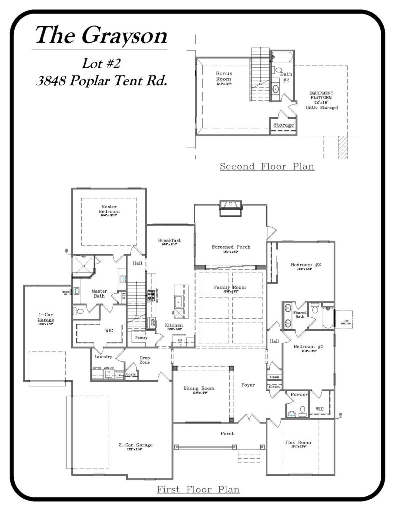 3848 Poplar Tent - Sales Brochure-Floorplan
