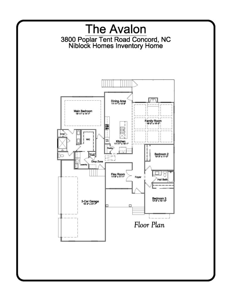 PT 3800 Avalon floor plan