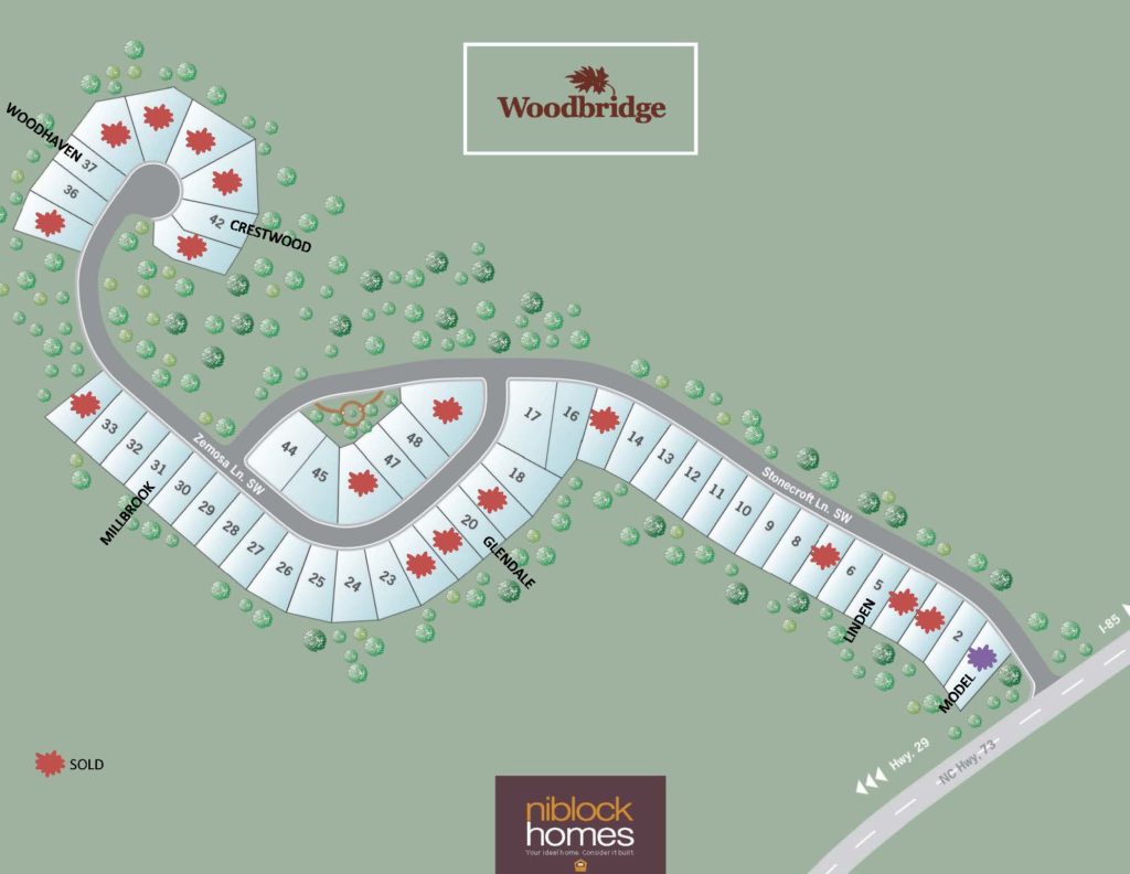 Woodbridge SOLD Map 2.2019 Woodbridge SOLD Map 2.2019