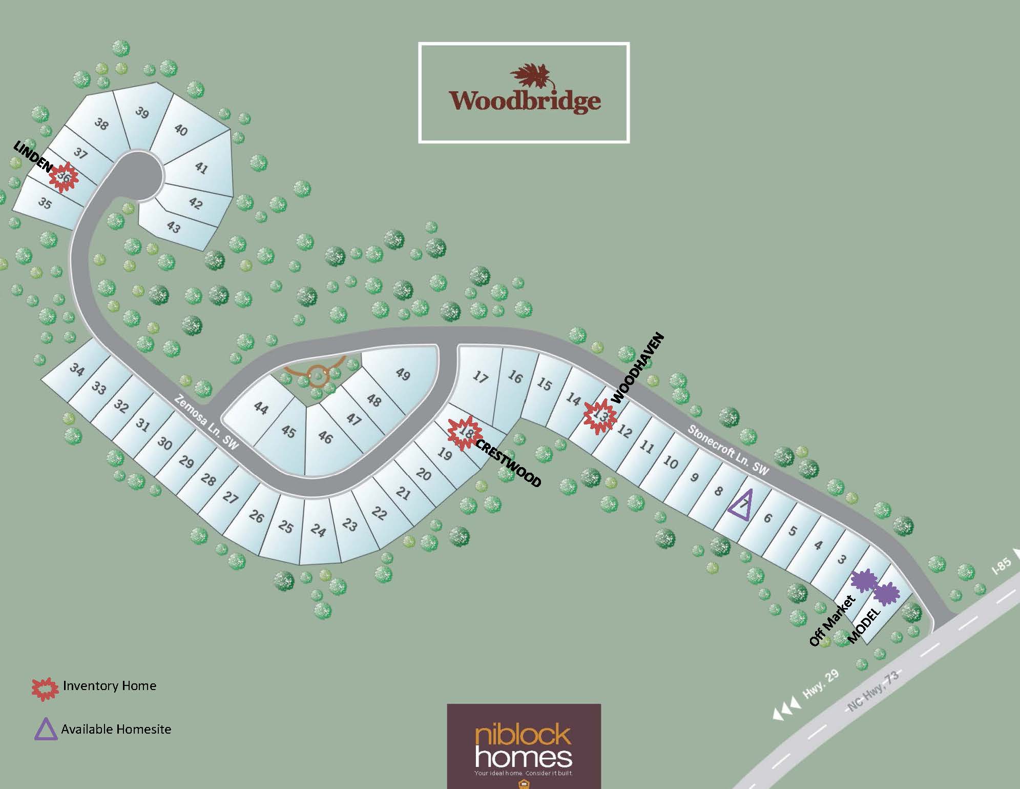 Woodbridge SOLD Map 2.2020 Woodbridge SOLD Map 2.2020
