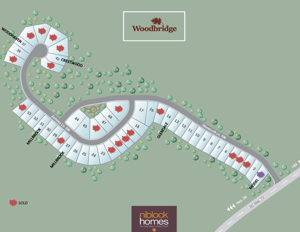 Woodbridge SOLD Map 3.2819 Woodbridge SOLD Map 3.2819