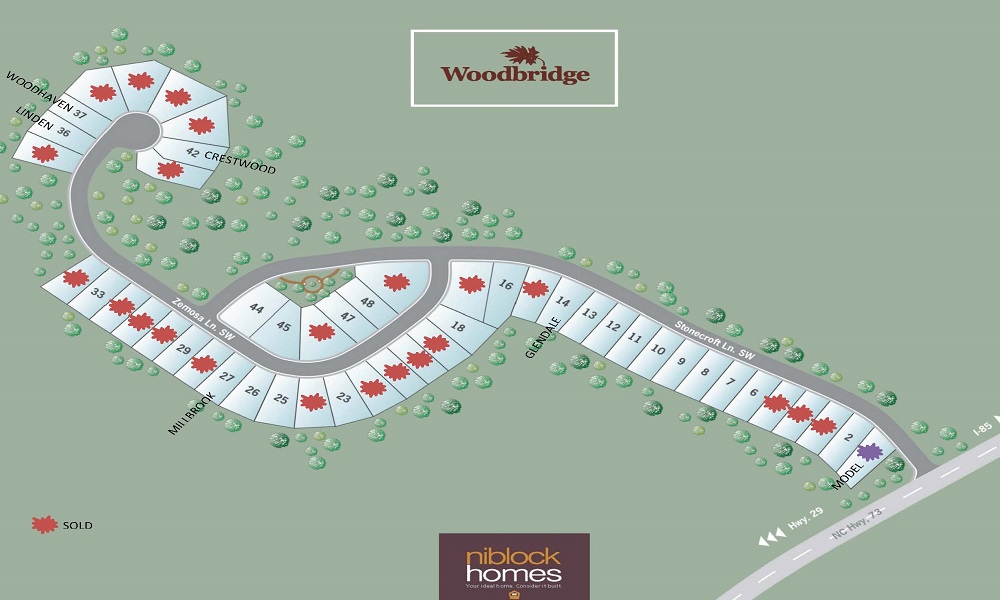 Woodbridge SOLD Map 6.2019 Woodbridge SOLD Map 6.2019