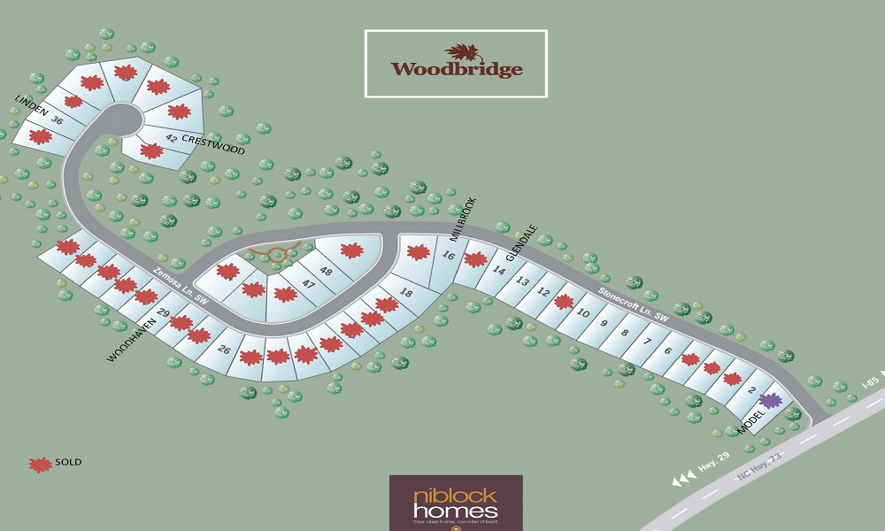 Woodbridge SOLD Map 9.2019 Woodbridge SOLD Map 9.2019